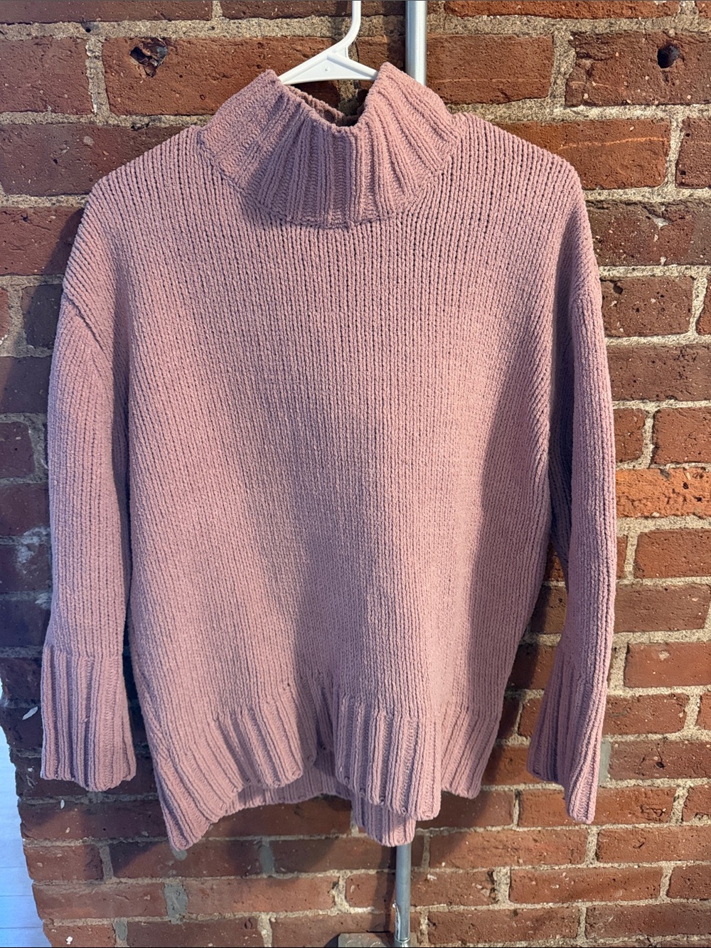 Philosophy Dusty Rose Mock Neck Sweater
